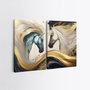 Wallity 2KNV4351 Lienzos Decorativos Multicolor (2 Piezas de 50 x 70 cm)